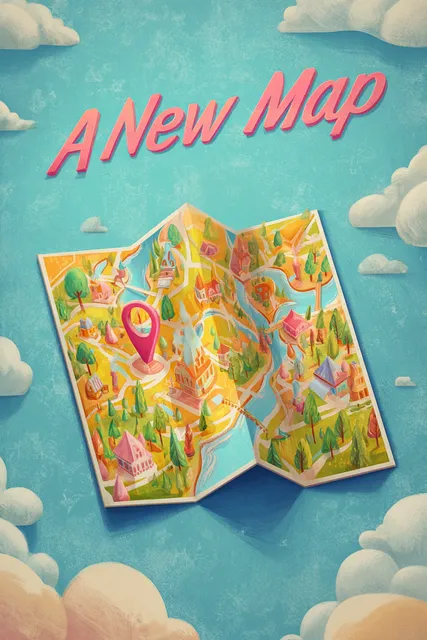 A colorful illustrated cover showing a young racer character holding a hand-drawn map, looking thoughtful and curious in the Rubberdale world