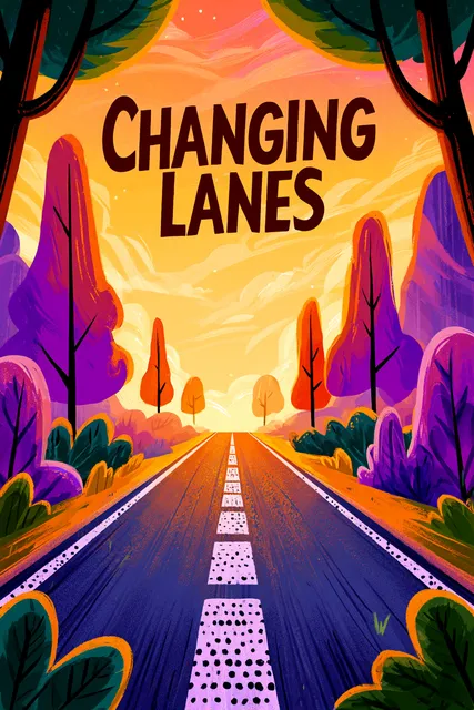 An open two-lane road that goes off into the sunset