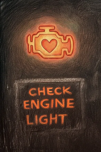 A warm illustration of animal friends at a racing track, one friend noticing another sitting quietly by their vehicle looking down, showing the moment of recognizing when someone needs support