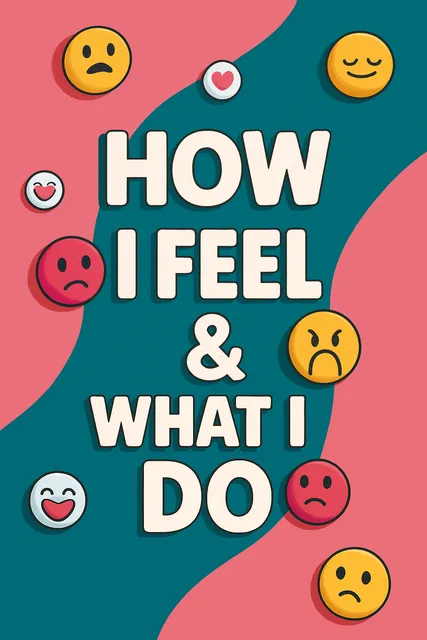 A cover image of "How I Feel & What I Do" with emojis